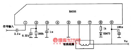 BA335-the integrated circuit of audio LEV sensors