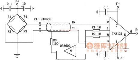 Accurate measuring amplifier circuit diagram