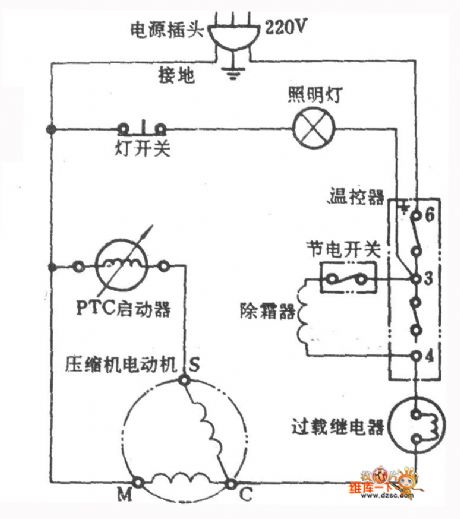 Xiangxuehai Brand BCD-160,162,175 Refrigerator Circuit