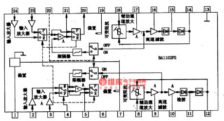 BAll02FS-the integrated Dolby B noise reduction circuit