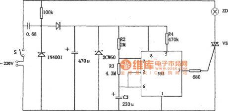 Eyesight Protection Timer Circuit Composed of 555