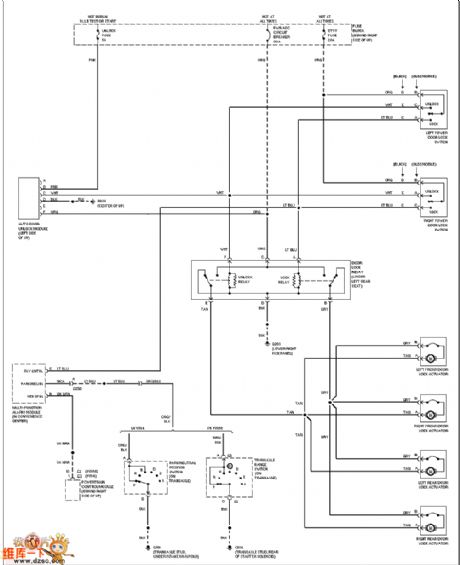 Buick Automatical Door Lock Circuit