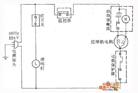 Rongsheng Brand BY-103 Refrigerator Circuit
