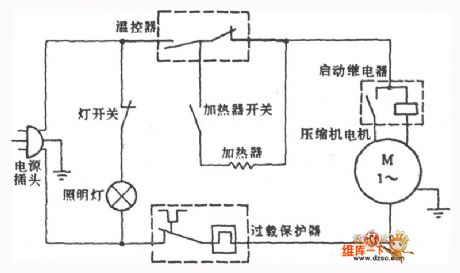 Huari Brand BCD-170,185,205 Refrigerator Circuit