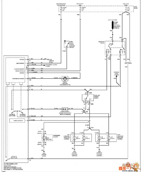 Buick Headlight Circuit (With DRL)