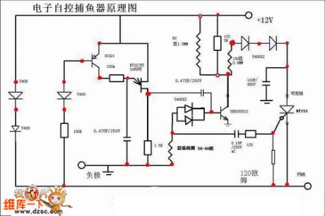 Electronic Autoregulation Fishing Device Circuit