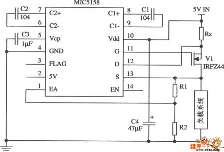 Constant Current Circuit Composed Of MIC5158