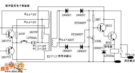 Pulse DC Electronic Fishing Device Circuit - Other_circuit - Electrical