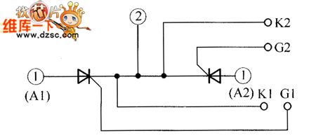 Triode Transistor KK160F80 Internal Circuit