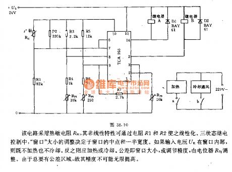 Three-bit temperature controller circuit