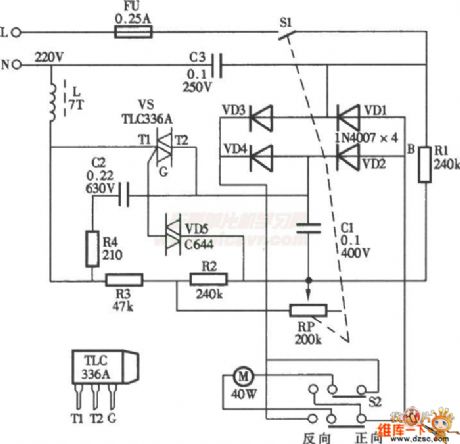 Rolling Massage Device Principle Circuit