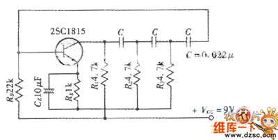 Oscillator phase-shifting circuit
