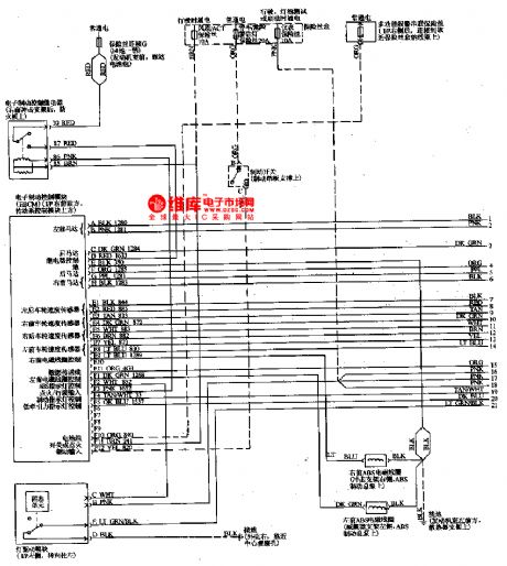 The ABS circuit of Buick-Century