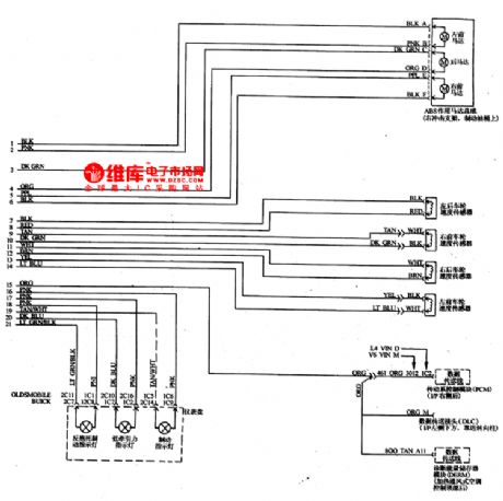 The ABS circuit of Buick-Century