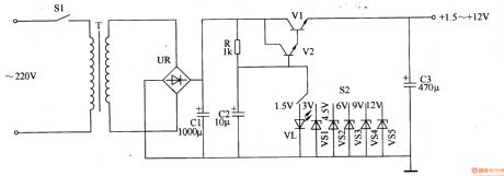 power-supply circuit-fixed of adjustable DC