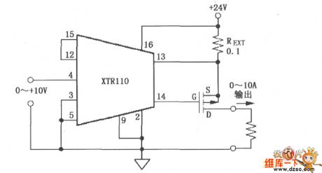 XTR110 Voltage-Current Converter Circuit
