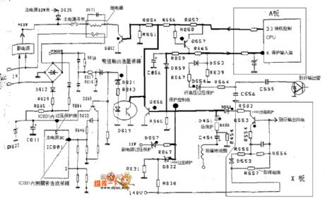 M18 machine core protection circuit