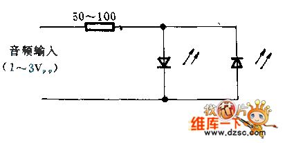 LED zero beat display circuit