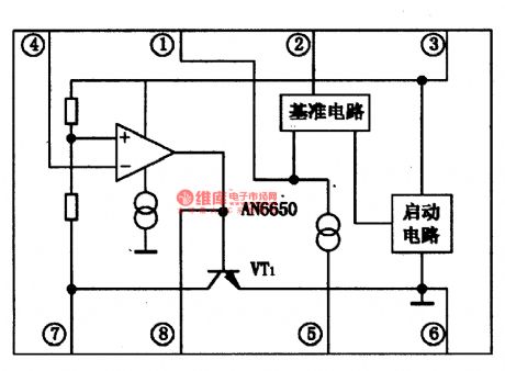 AN6650-the integrated motor speed-stable circuit