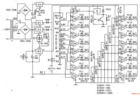 Power-supply of adjustable DC steady voltage part 8
