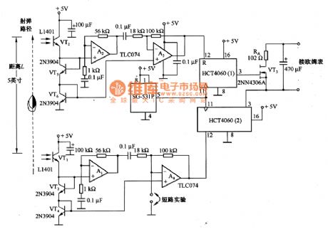 Projectile Speed Test Circuit Diagram
