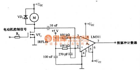 Current Detection Circuit Diagram made up of LM311 and Others