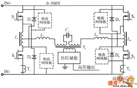 the circuit of improved series resonant converter