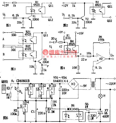 The application circuit of the photocoupler
