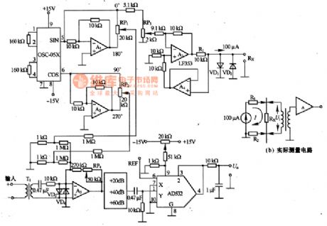 The micro-resistance test circuit