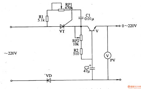 Power-supply of  adjustable DC steady voltage