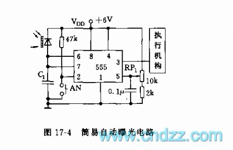 555 simple automatic exposure circuit