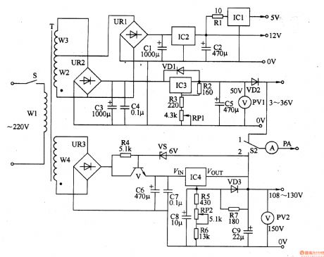 Power-supply of  adjustable DC steady voltage part 13