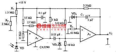 The trigger timing circuit of LED