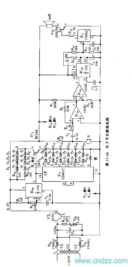 555 electronic festival candle circuit