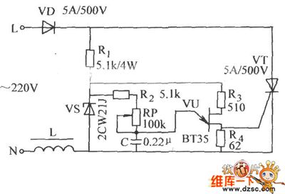 Electronic voltage vibration circuit