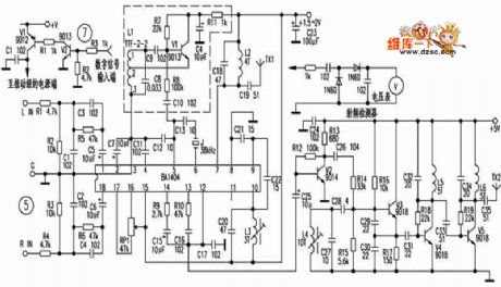 FM transmitter principle circuit