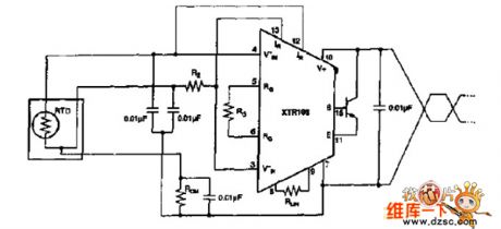 sensor transmission principle circuit