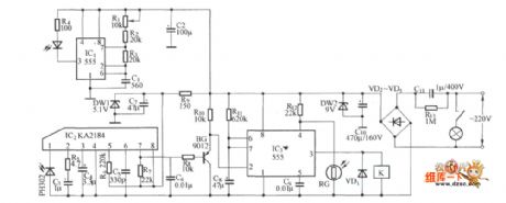 Infrared Delay Lighting Switch Circuit
