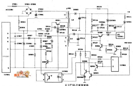 Hitachi F1 microchip power supply circuit