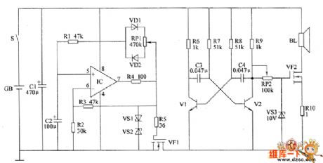 Electronic QN  circuit diagram 4