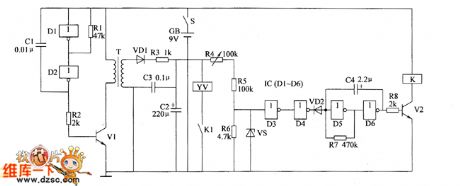 The electronic QN circuit diagram 2