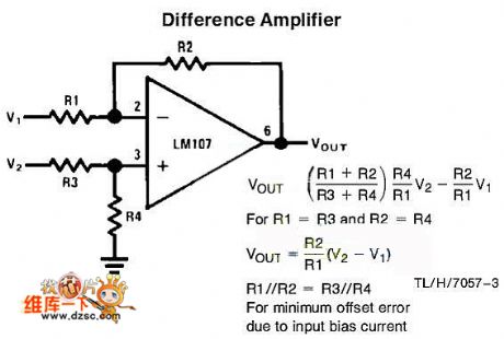 difference amplifier circuit
