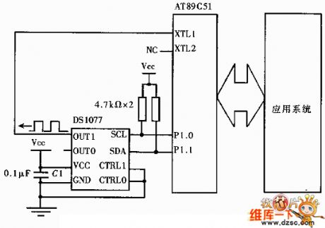 the circuit of hardware in SD1077 singlechip system