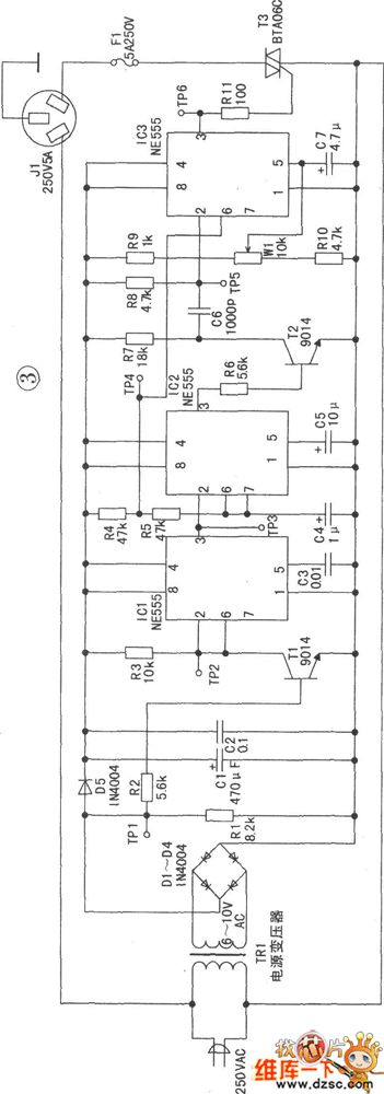 Principle of Silicon Control Zero Passage Trigger Circuit