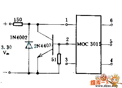 input protection with optoelectronic isolator circuit