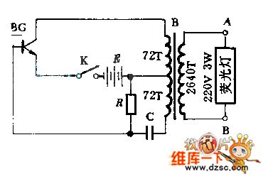 DC fluorescent circuit