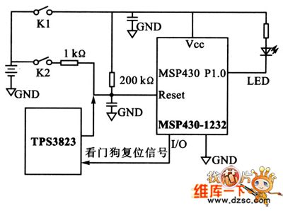 the independent oscillator divider circuit of watchdog delicated chip TPS3823