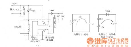 LED power supply voltage multiplier circuit diagram
