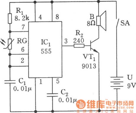 Electronic Lark Song Circuit