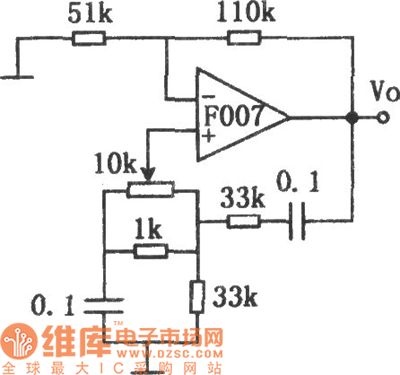 Low-Cost Wien Oscillator Circuit Composed of F007